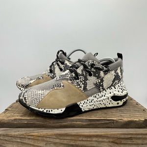 Steve Madden Cliff Natural Snake Sneakers